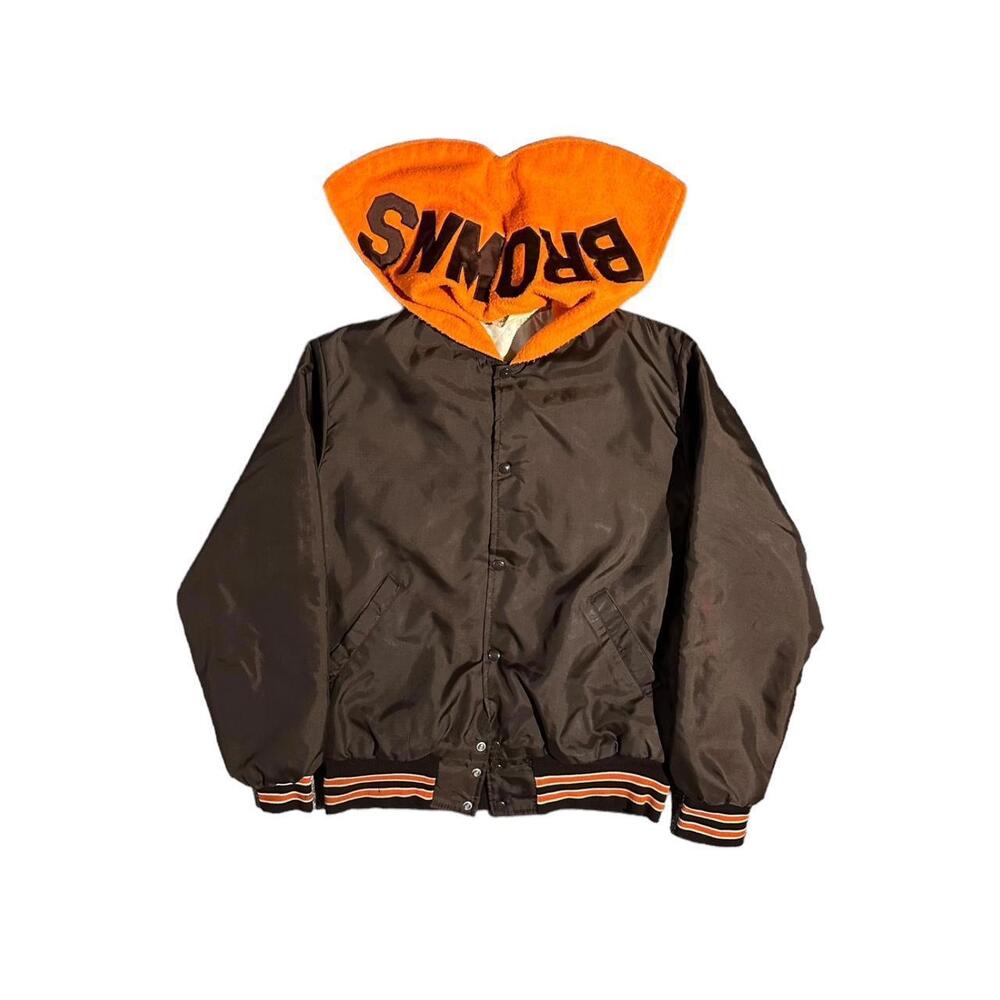80s Cleveland Browns Jacket  (MADE IN USA)